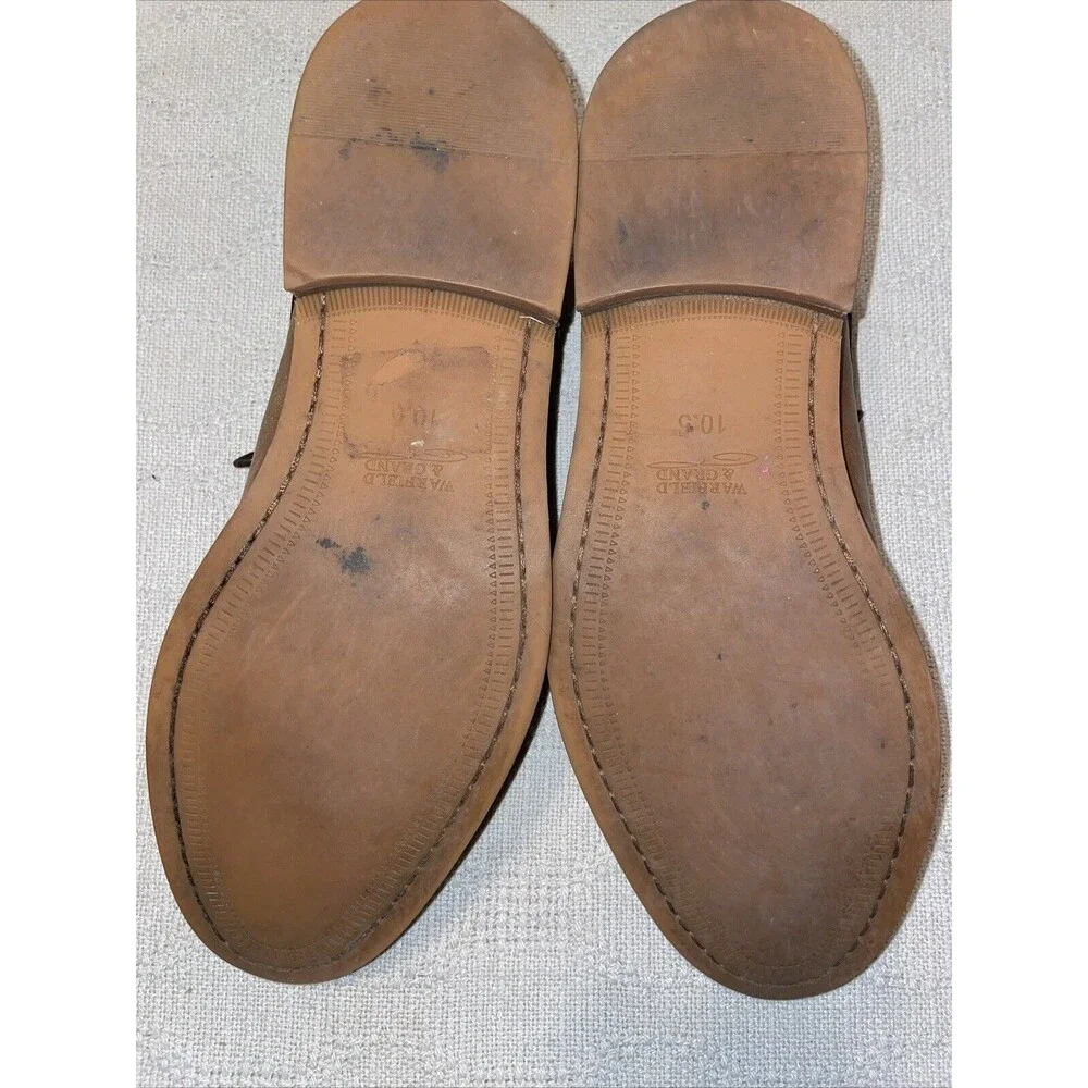 Warfield & Grand Men’s Dress Shoes Size 10.5 M Brown Leather Formal Business